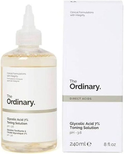 The Ordinary Glycolic  Exfoliating  Toner , Peeling Solution, Niacinamide