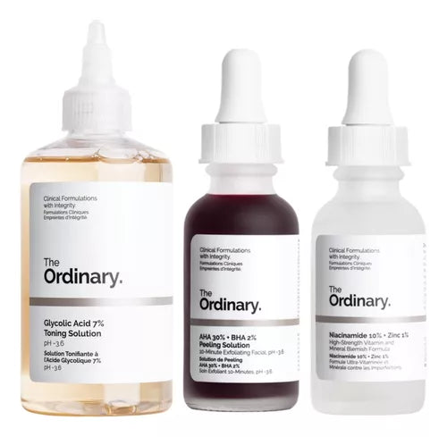 The Ordinary Glycolic  Exfoliating  Toner , Peeling Solution, Niacinamide