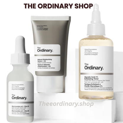 The Ordinary Glycolic Exfoliating | Natural Moisturizing Factors |  Niacinamide